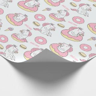 Donuts and Unicorns Whimsical Pattern