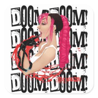 DOOM! Magazine "Z" Black Sticker