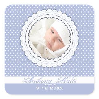 Double Scalloped Frame Photo Sticker