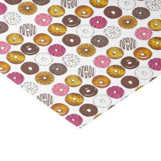 Dozen Donuts Doughnuts Junk Food Breakfast Tissue Paper