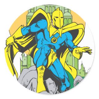 Dr. Fate & Invisible Tower Classic Round Sticker