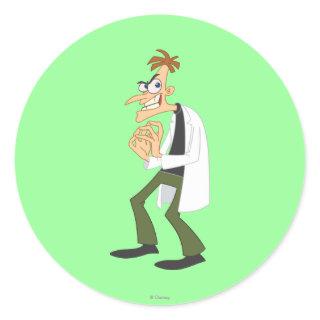 Dr. Heinz Doofenshmirtz 1 Classic Round Sticker