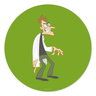 Dr. Heinz Doofenshmirtz 2 Classic Round Sticker