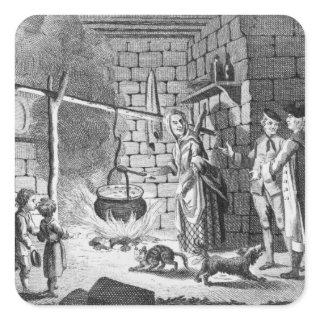 Dr Samuel Johnson's Introduction to a Highland Square Sticker