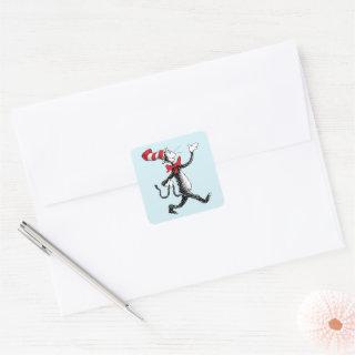 Dr. Seuss | Cat in the Hat Cat Walk Square Sticker
