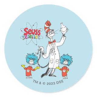 Dr. Seuss | Cat in the Hat Seuss Science Classic Round Sticker