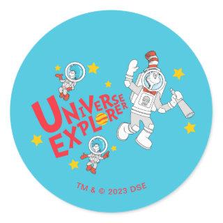 Dr. Seuss | Cat in the Hat Universe Explorer Classic Round Sticker
