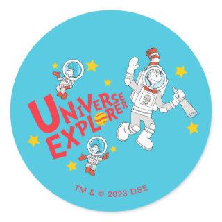 Dr. Seuss | Cat in the Hat Universe Explorer Classic Round Sticker