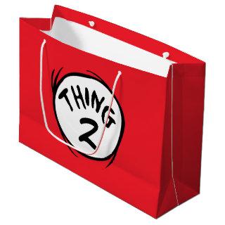 Dr. Seuss | Custom Thing 1 Thing 2 Large Gift Bag