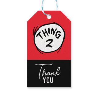 Dr. Seuss | Custom Thing One Thing Two Gift Tags
