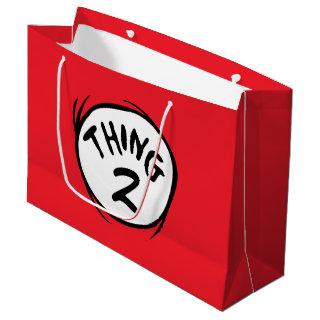 Dr. Seuss | Custom Thing One Thing Two Large Gift Bag