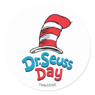 Dr. Seuss Day Classic Round Sticker