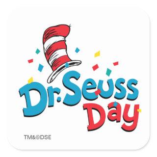 Dr. Seuss Day | Confetti Square Sticker