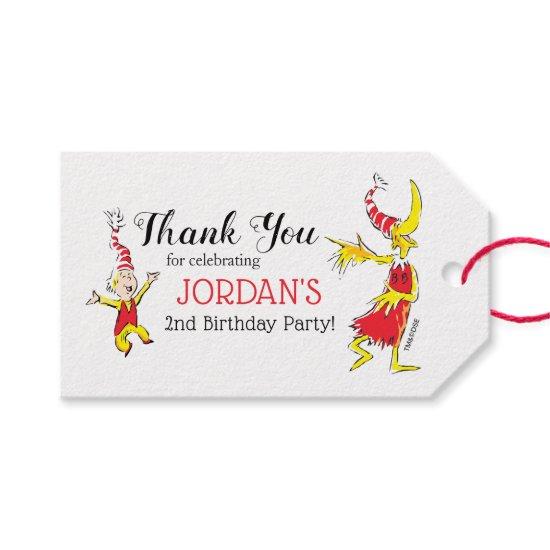 Dr. Seuss | Happy Birthday to You - Thank You Gift Tags