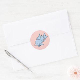 Dr. Seuss | Horton Side Look Classic Round Sticker