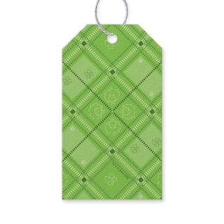 Dr. Seuss | St. Patrick's Day Plaid Pattern Gift Tags
