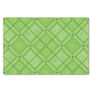 Dr. Seuss | St. Patrick's Day Plaid Pattern Tissue Paper