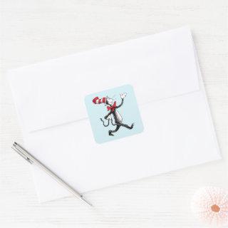 Dr. Seuss | The Cat in the Hat Cat Walk Square Sticker
