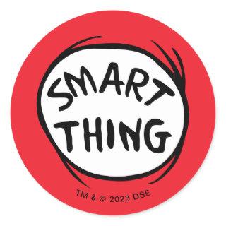 Dr. Seuss | Thing One Thing Two - Smart Thing Classic Round Sticker