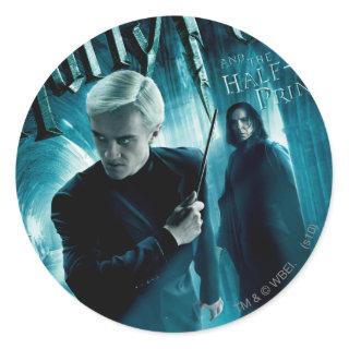 Draco Malfoy and Snape 1 Classic Round Sticker