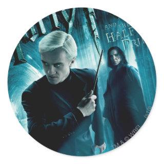 Draco Malfoy and Snape 1 Classic Round Sticker