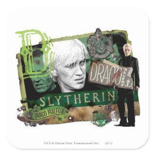 Draco Malfoy Collage 1 Square Sticker