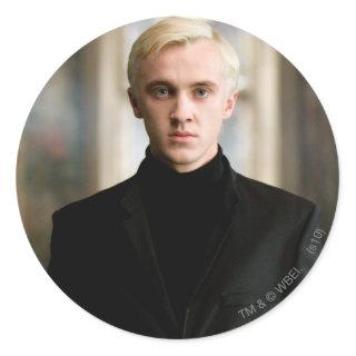 Draco Malfoy Straight On Classic Round Sticker