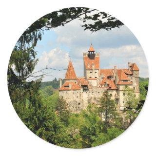 Dracula Castle in Transylvania, Romania Classic Round Sticker