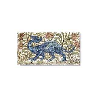 'Dragon' design for a tile (w/c on paper) Canvas Print