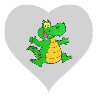 Dragon Funny Happy Fantasy Fiction Drawing Cartoon Heart Sticker