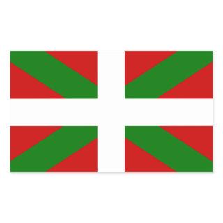 Drapeau pays Basque euskadi Rectangular Sticker