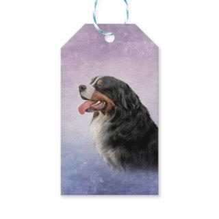 Drawing Bernese Mountain Dog Gift Tags
