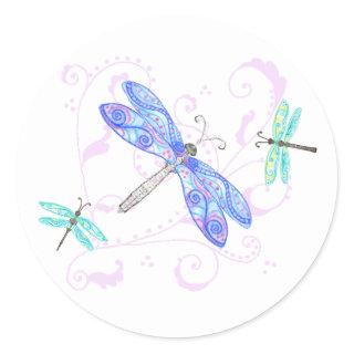 Dreamy Dragonflies Sticker