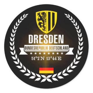 Dresden Classic Round Sticker