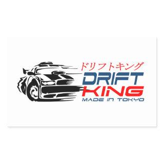 Drift King Made In Tokyo Rectangular Sticker
