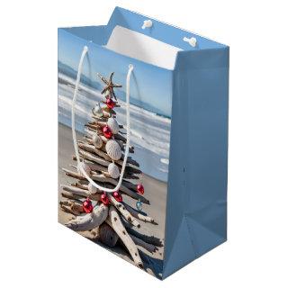 Driftwood Christmas Tree Medium Gift Bag