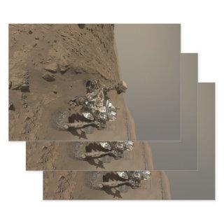 Drilling Mars Curiosity Red Martian Landscape  Sheets