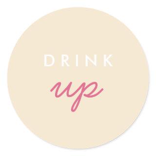 Drink Up Welcome Bag Sticker