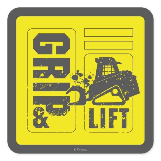 Drip Grip & Lift Square Sticker