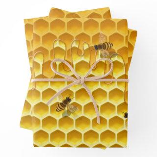 Dripping Honeycomb & Flying Honeybees  Sheets