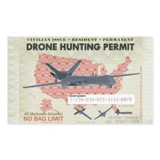 Drone Hunting Permit Stickers