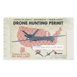 Drone Hunting Permit Stickers