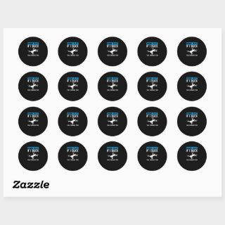 Drone Pilot If I Duck You Should Too Classic Round Sticker