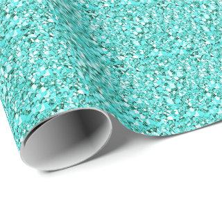 Druzy crystal - aquamarine blue
