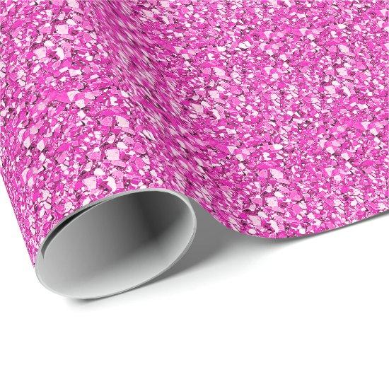Druzy crystal - fuchsia pink