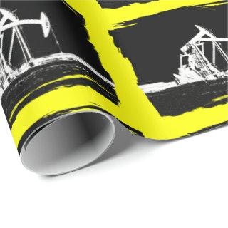 Dual White Oil Pumping Unit Silhouette