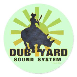 Dub Yard Sound System Classic Round Sticker