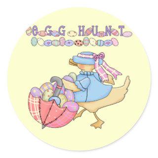 Duck Egg Hunt T-shirts and Gifts Classic Round Sticker