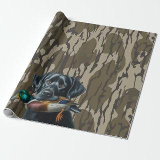 Duck Hunting Labrador Retriever Bottomland Camo