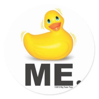 Duck Me: Classic Duckie Classic Round Sticker